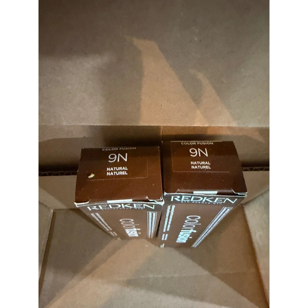Redken Color Fusion Hair Color 9N Natural 2.1oz Lot of 2 Permanent Cream hair